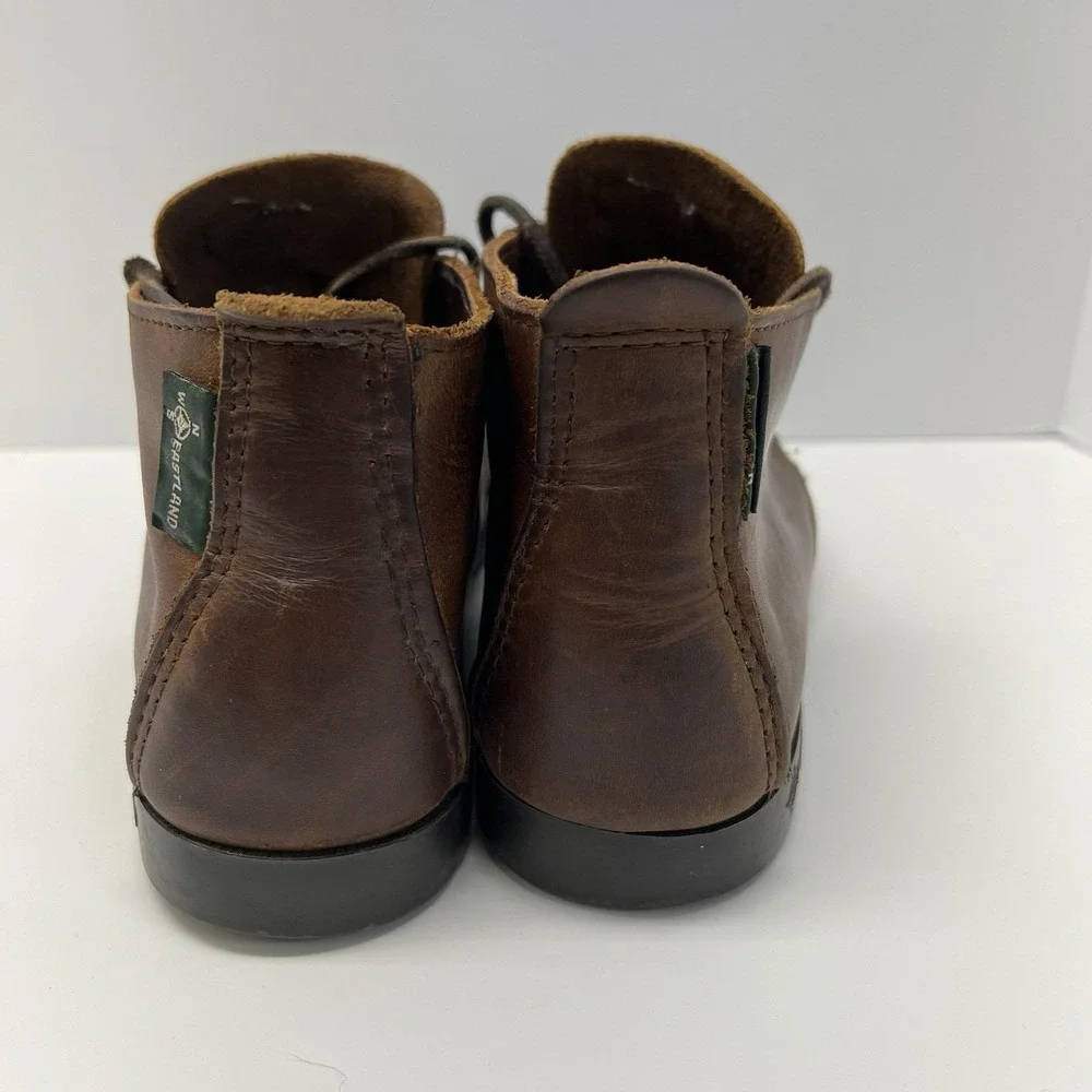 Eastland Vintage Seneca Mens 5D Brown Leather Camp Moc‎ Chukka Boots